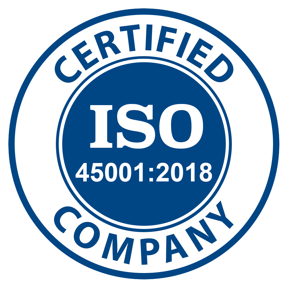 ISO 45001:2018 Certified Company